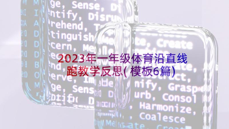 2023年一年级体育沿直线跑教学反思(模板6篇)