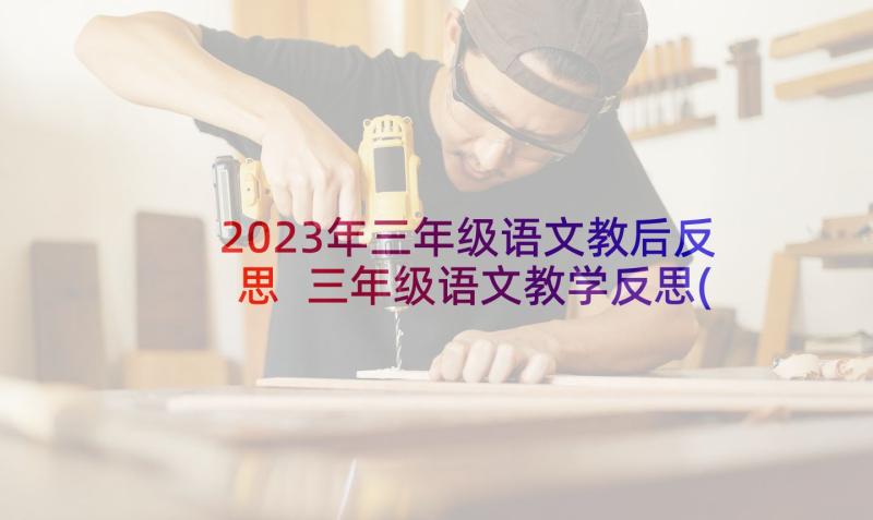 2023年三年级语文教后反思 三年级语文教学反思(优质5篇)