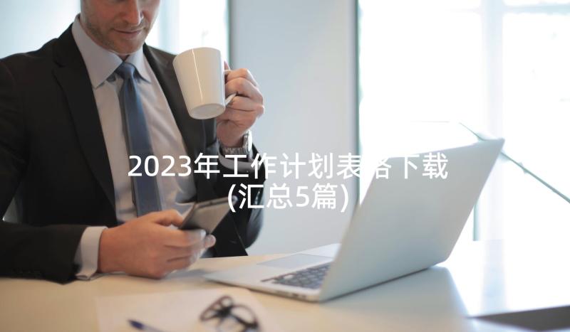 2023年工作计划表格下载(汇总5篇)