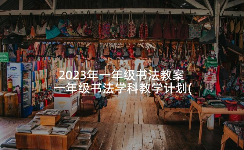 2023年一年级书法教案 一年级书法学科教学计划(精选5篇)