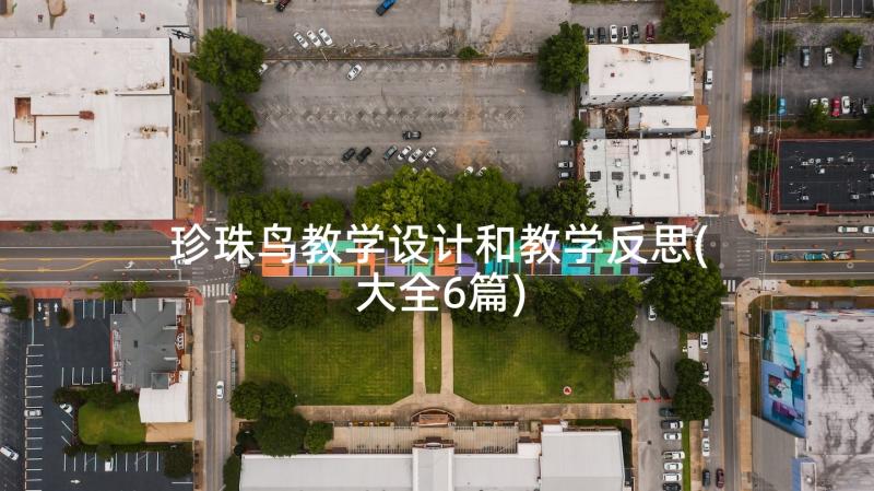 珍珠鸟教学设计和教学反思(大全6篇)