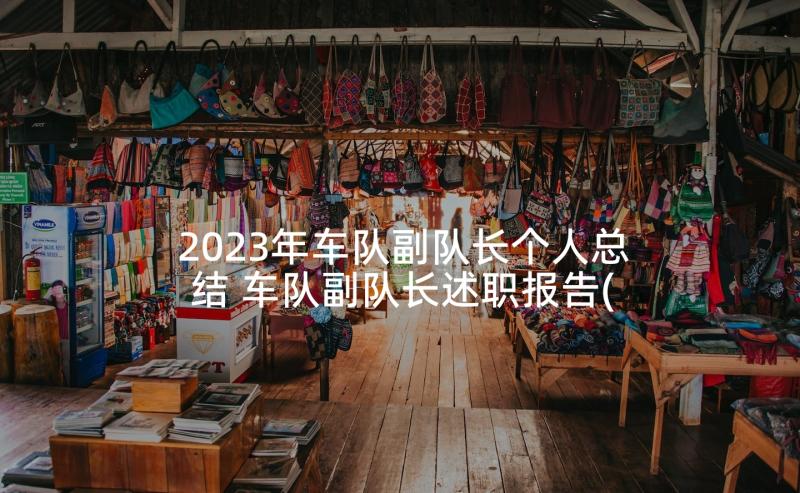 2023年车队副队长个人总结 车队副队长述职报告(大全5篇)