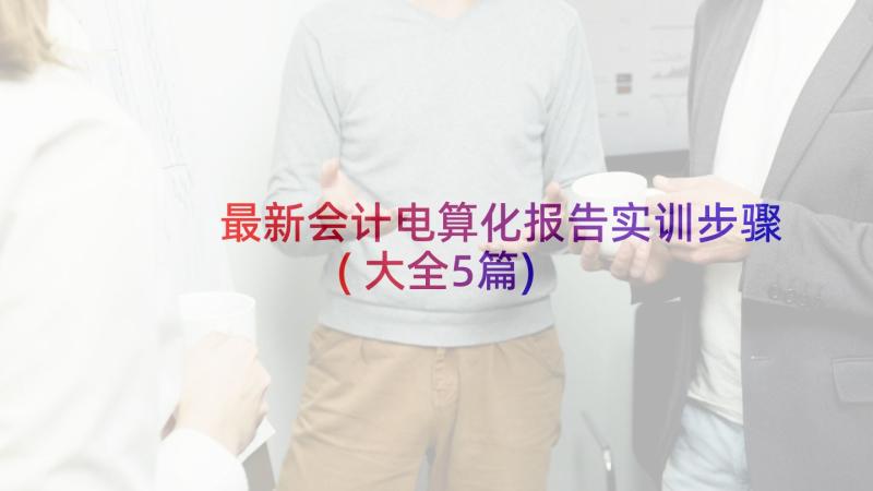 最新会计电算化报告实训步骤(大全5篇)