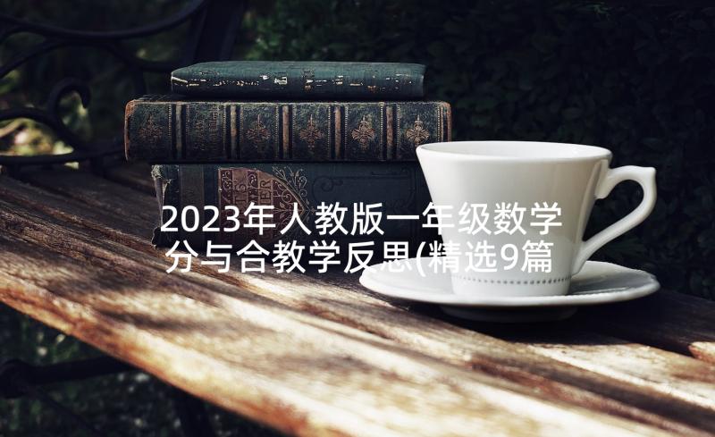 2023年人教版一年级数学分与合教学反思(精选9篇)