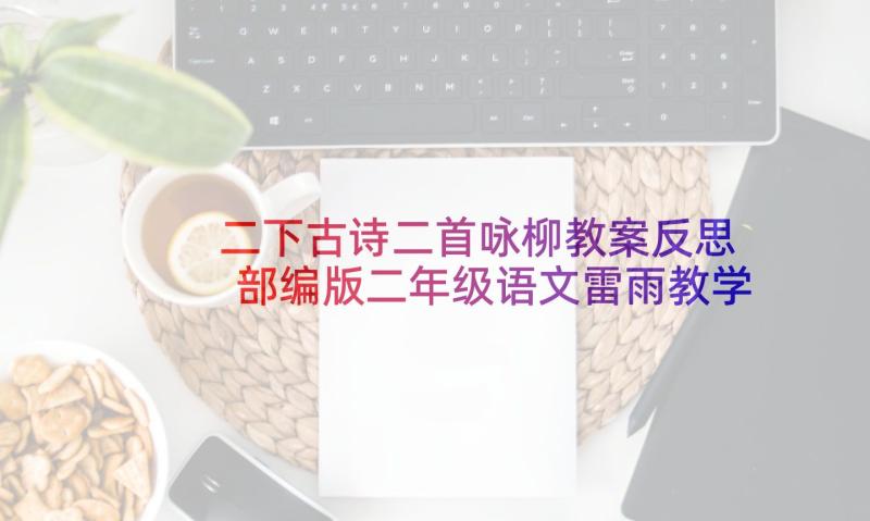 二下古诗二首咏柳教案反思 部编版二年级语文雷雨教学反思(汇总5篇)