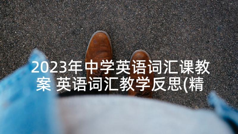 2023年中学英语词汇课教案 英语词汇教学反思(精选5篇)