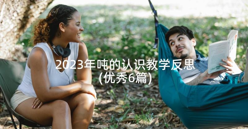 2023年吨的认识教学反思(优秀6篇)