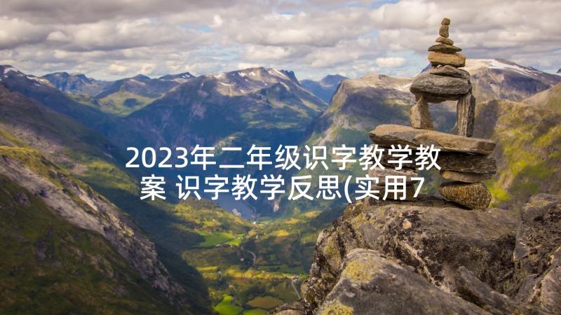 2023年二年级识字教学教案 识字教学反思(实用7篇)