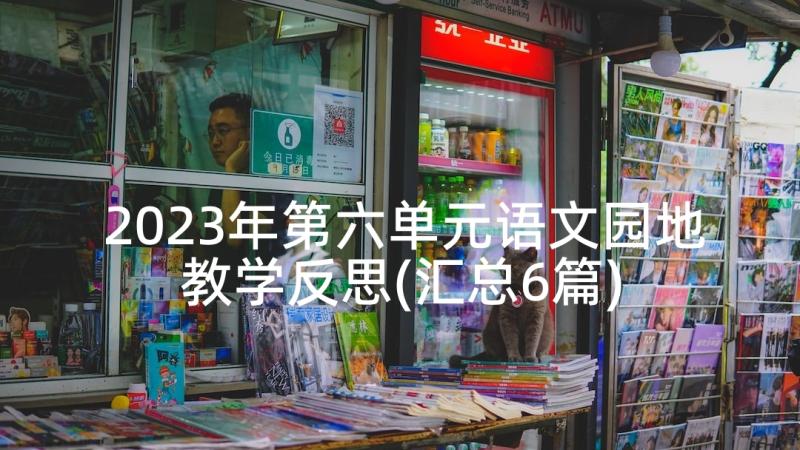 2023年第六单元语文园地教学反思(汇总6篇)