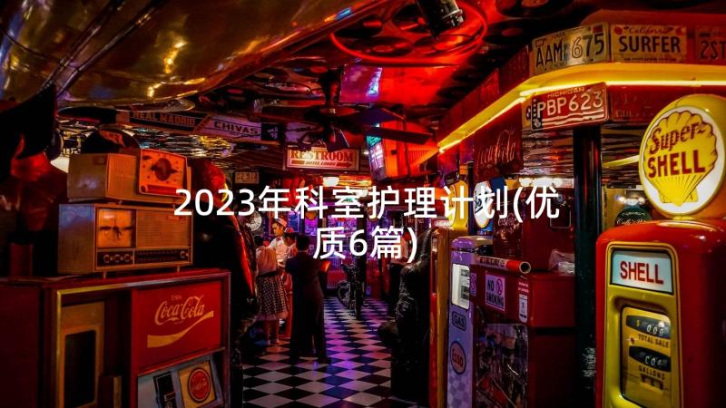 2023年科室护理计划(优质6篇)