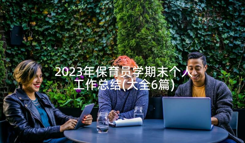 2023年保育员学期末个人工作总结(大全6篇)