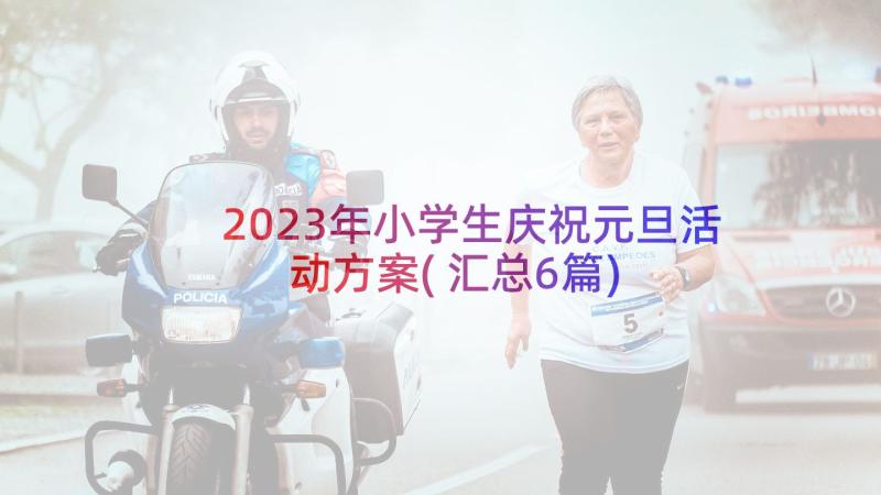 2023年小学生庆祝元旦活动方案(汇总6篇)