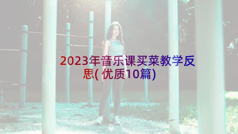 2023年音乐课买菜教学反思(优质10篇)