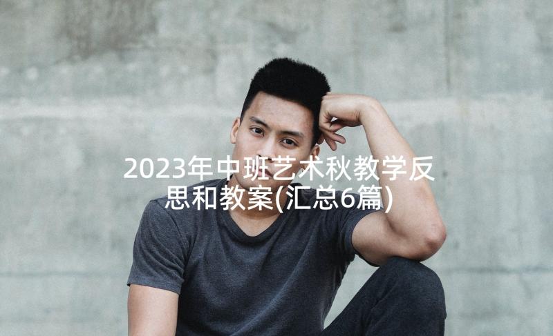 2023年中班艺术秋教学反思和教案(汇总6篇)