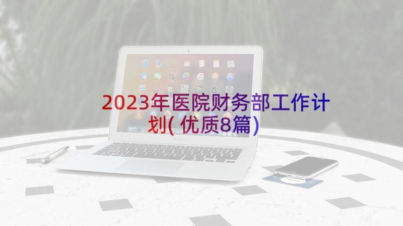 2023年医院财务部工作计划(优质8篇)