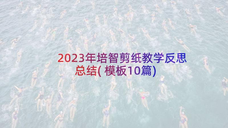 2023年培智剪纸教学反思总结(模板10篇)