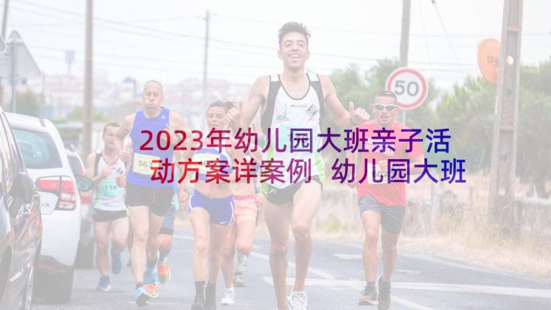 2023年幼儿园大班亲子活动方案详案例 幼儿园大班亲子活动方案(大全6篇)