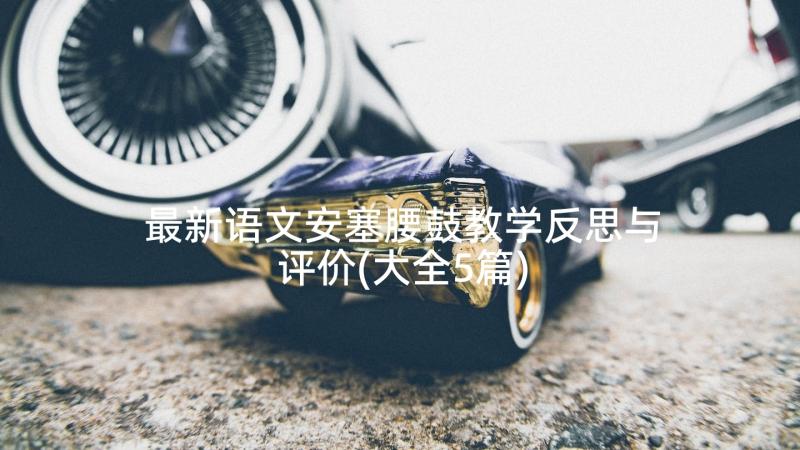 最新语文安塞腰鼓教学反思与评价(大全5篇)