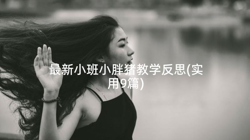 最新小班小胖猪教学反思(实用9篇)