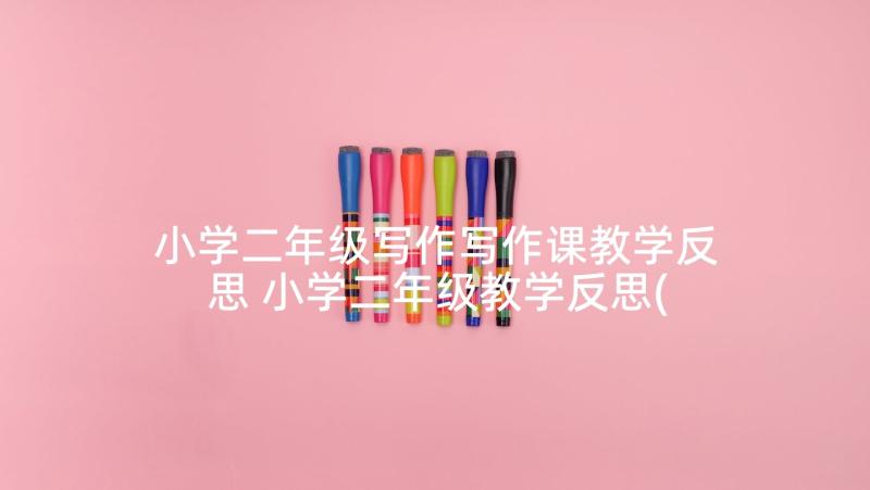 小学二年级写作写作课教学反思 小学二年级教学反思(通用7篇)