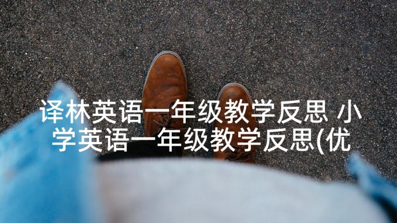 译林英语一年级教学反思 小学英语一年级教学反思(优质5篇)