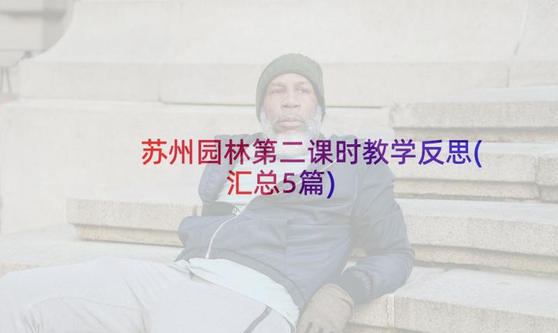 苏州园林第二课时教学反思(汇总5篇)