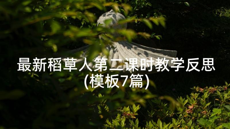 最新稻草人第二课时教学反思(模板7篇)