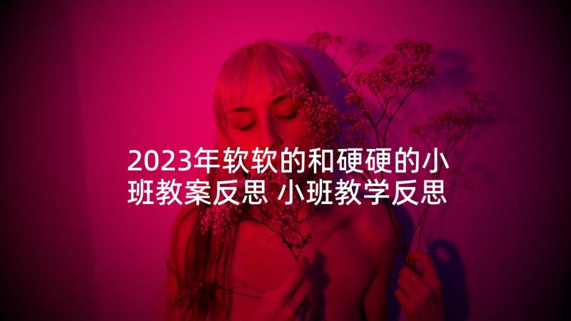 2023年软软的和硬硬的小班教案反思 小班教学反思(汇总6篇)