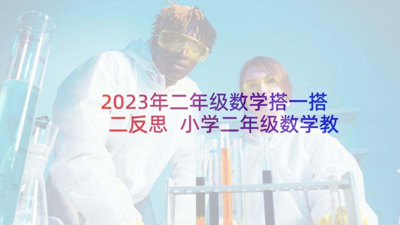 2023年二年级数学搭一搭二反思 小学二年级数学教学反思(模板5篇)