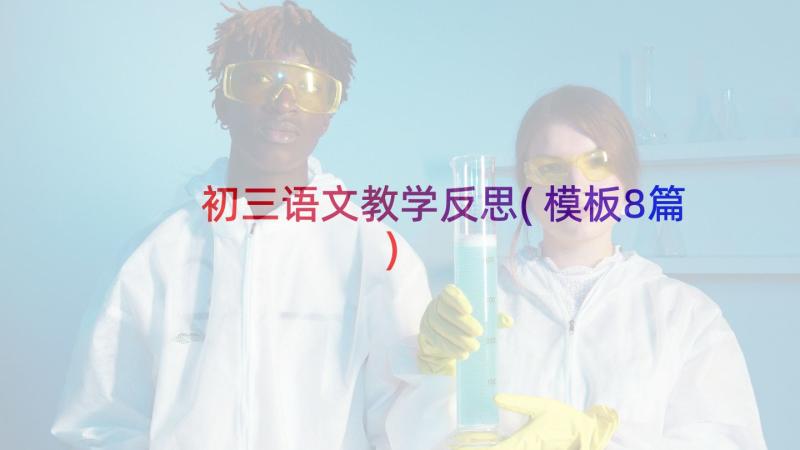 初三语文教学反思(模板8篇)