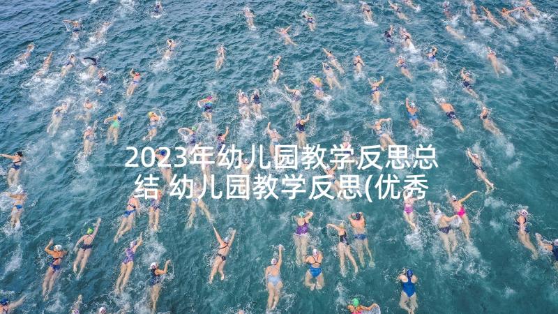 2023年幼儿园教学反思总结 幼儿园教学反思(优秀7篇)