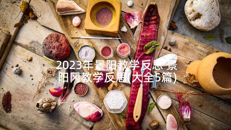 2023年景阳教学反思 景阳冈教学反思(大全5篇)