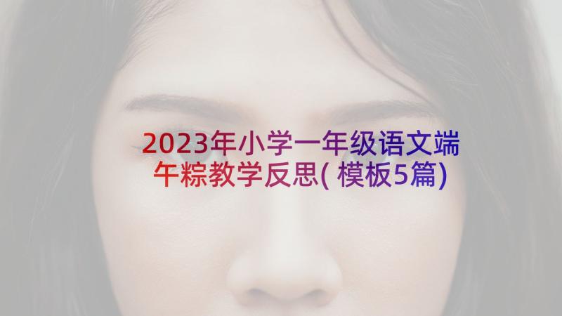 2023年小学一年级语文端午粽教学反思(模板5篇)