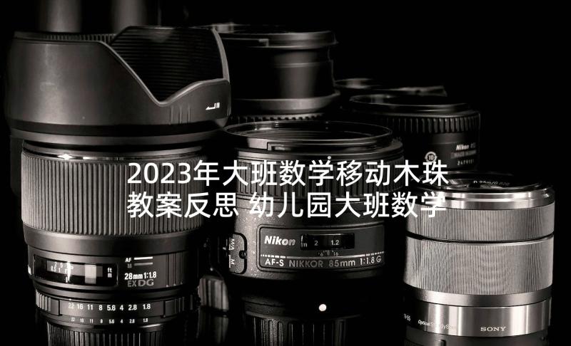 2023年大班数学移动木珠教案反思 幼儿园大班数学活动教学反思(大全5篇)