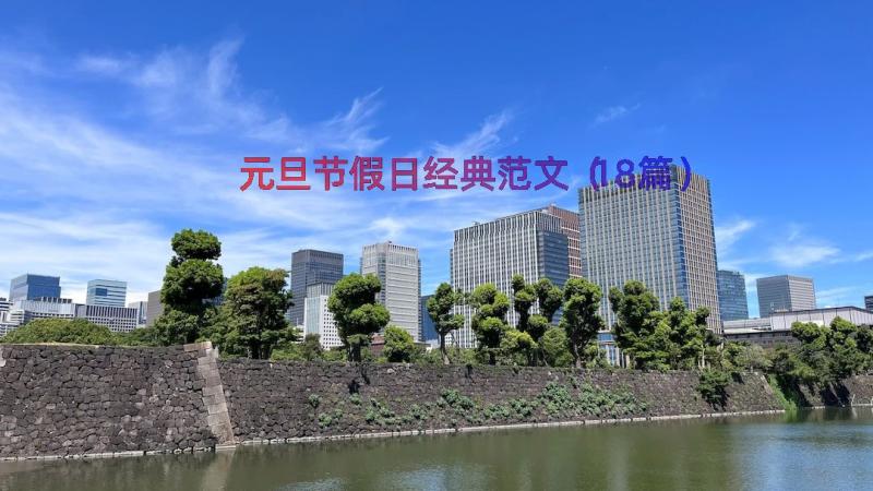 元旦节假日经典范文（18篇）