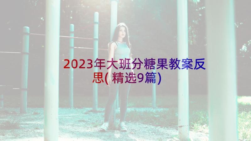 2023年大班分糖果教案反思(精选9篇)