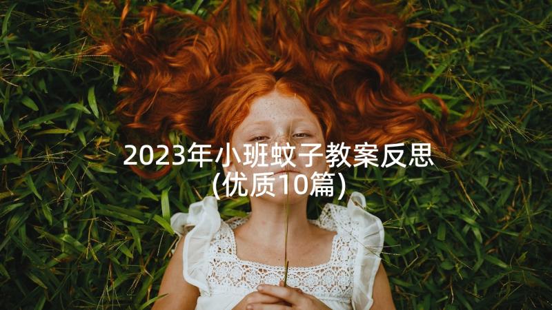 2023年小班蚊子教案反思(优质10篇)