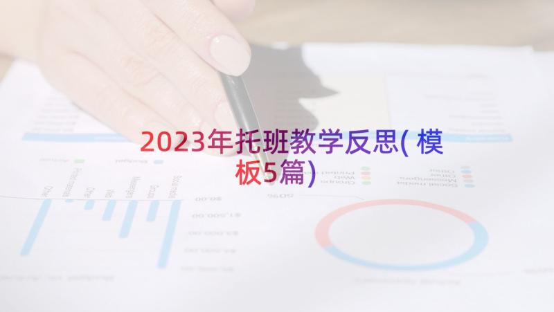 2023年托班教学反思(模板5篇)