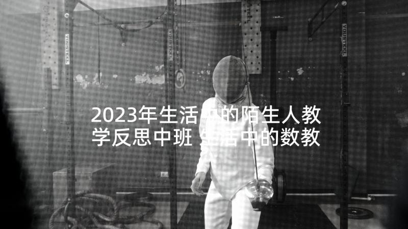 2023年生活中的陌生人教学反思中班 生活中的数教学反思(优秀6篇)