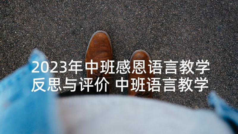 2023年中班感恩语言教学反思与评价 中班语言教学反思(汇总5篇)