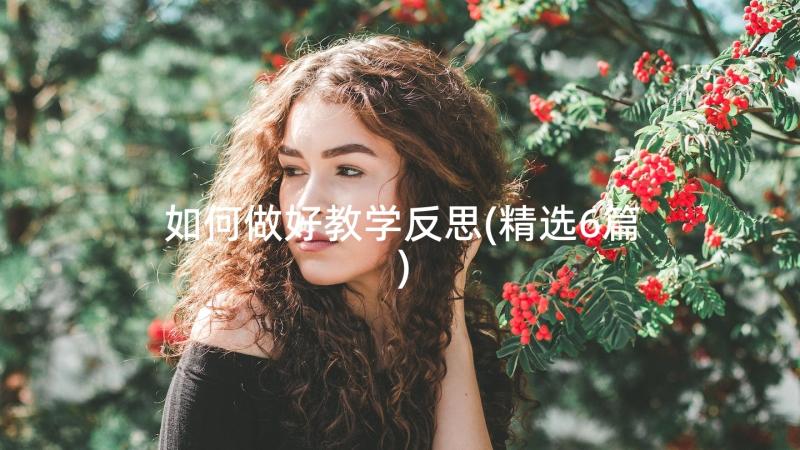 如何做好教学反思(精选6篇)