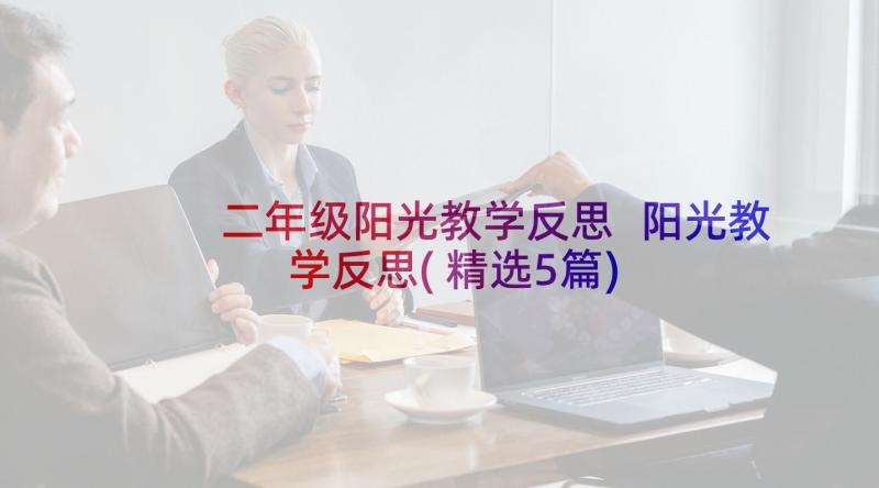 二年级阳光教学反思 阳光教学反思(精选5篇)