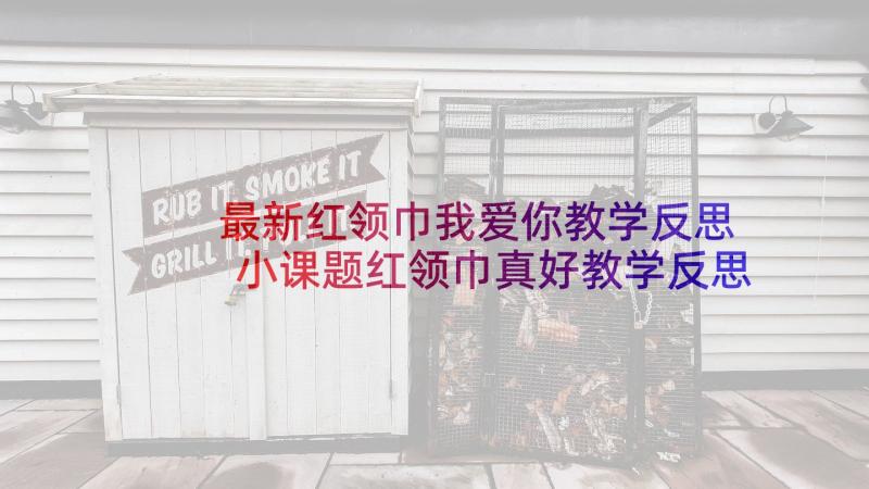 最新红领巾我爱你教学反思 小课题红领巾真好教学反思(优质5篇)