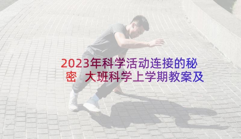 2023年科学活动连接的秘密 大班科学上学期教案及教学反思声音的秘密(通用5篇)