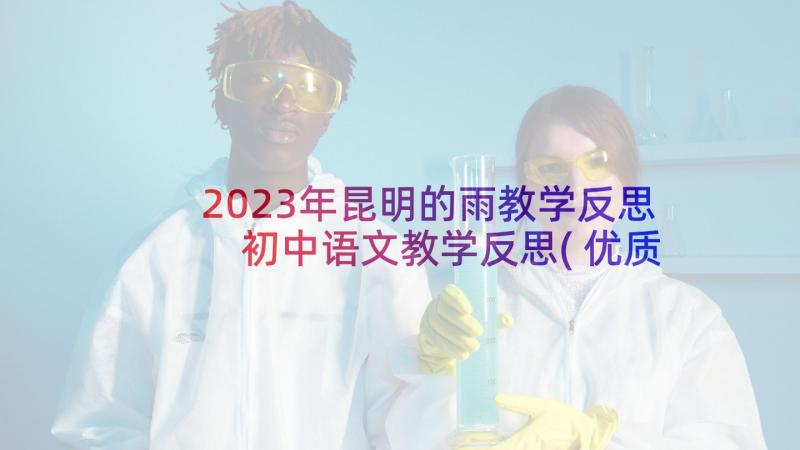 2023年昆明的雨教学反思 初中语文教学反思(优质5篇)