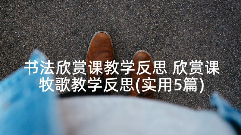 书法欣赏课教学反思 欣赏课牧歌教学反思(实用5篇)