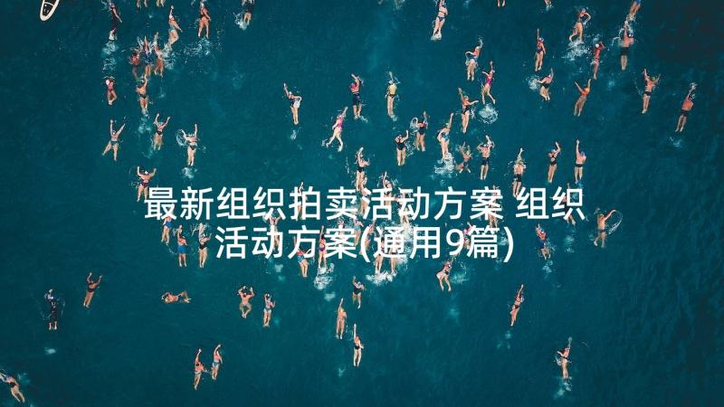 最新组织拍卖活动方案 组织活动方案(通用9篇)