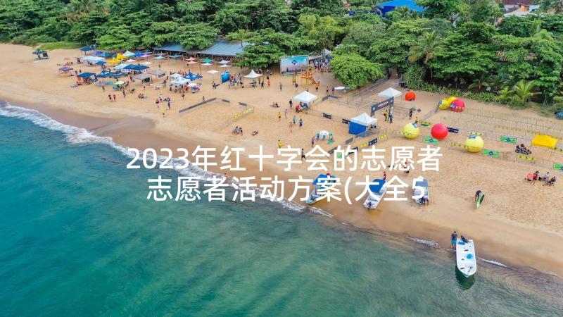 2023年红十字会的志愿者 志愿者活动方案(大全5篇)