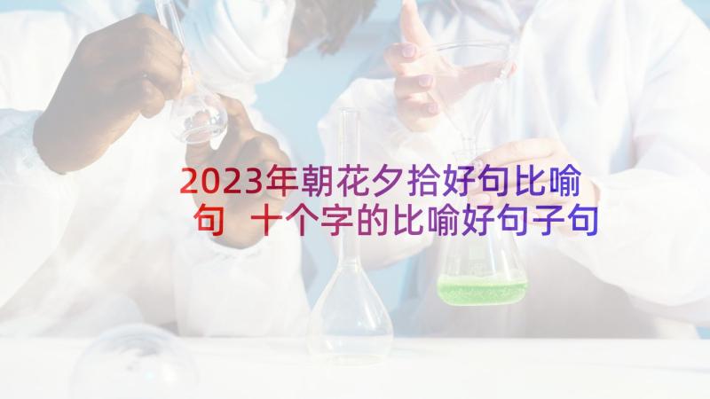 2023年朝花夕拾好句比喻句 十个字的比喻好句子句(优秀5篇)