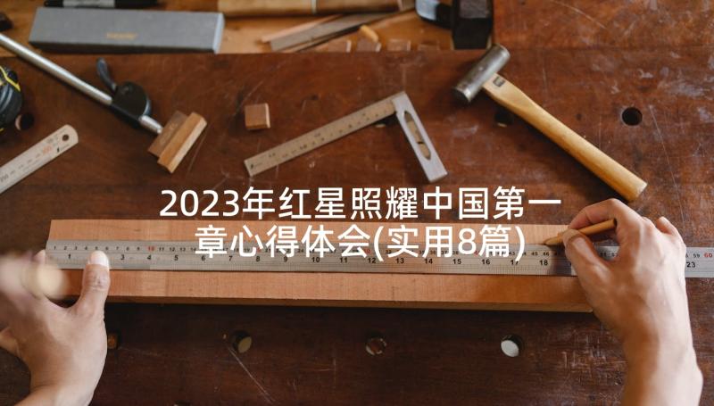 2023年红星照耀中国第一章心得体会(实用8篇)